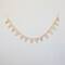 Hello Honey® 6ft. Cream Handmade Wool Felt Pennant with Scalloped Edges Garland